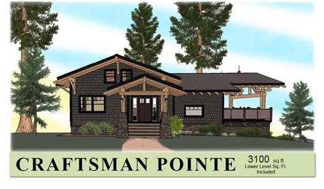 Mid Sized Timber Frame Home Plan Craftsman Pointe Hamill Creek