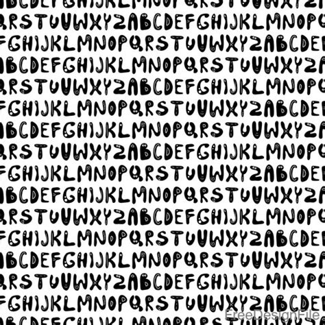 Sehen sie die alphabetischen buchstaben in binärcode! Black alphabet seamless pattern vector 01 free download