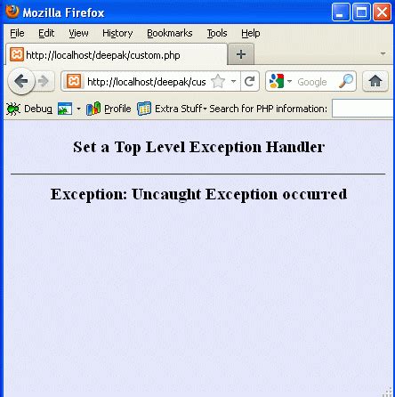 Exception Handling In Php Part