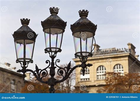 Paris Street Lamp Stock Image Image Of Paris Street 22938701