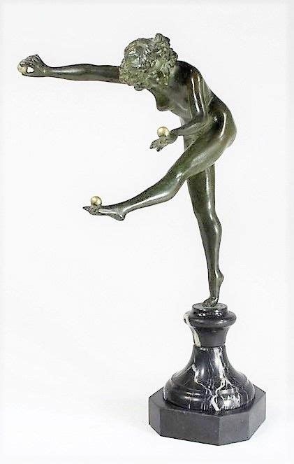 Ball Dancerjuggler By Claire J R Colinet Circa 192530 Escultor
