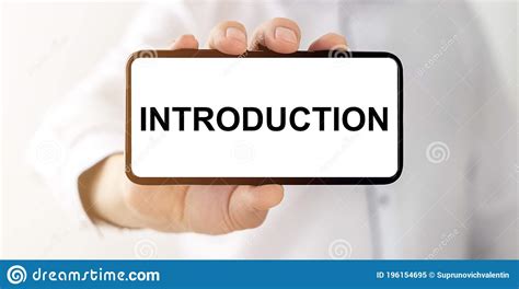 Introduction Word Inscription On White Paper Stock Image - Image of ...