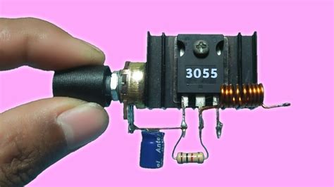 Tip3055 Amplifier Circuit Simple Amplifier 1 Transistor Youtube