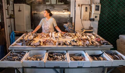The Local Fish Market On Aegina Editorial Stock Photo Image Of