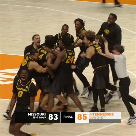 🚨mizzou At The Buzzer 🚨 Tigers Defeat No 6 Tennessee By Sec Network