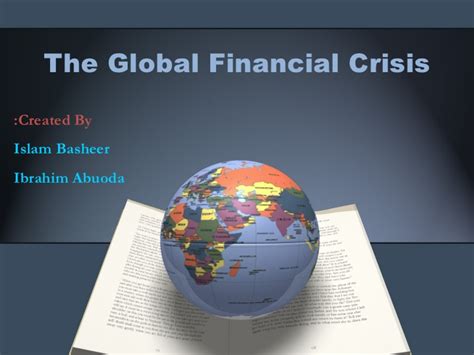 In 2008, the united states experienced a major financial crisis which led to the most serious recession since the second world war. The global financial crisis 2008