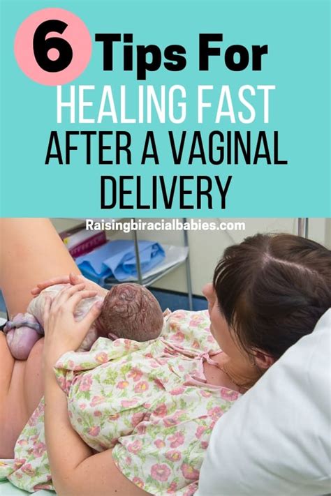 Tips For Quickly Recovering From A Vaginal Birth Raising Biracial Babies