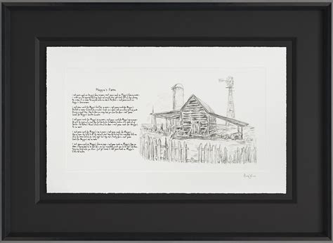 Bob Dylan Maggies Farm Mondo Scripto 2018 Castle Fine Art