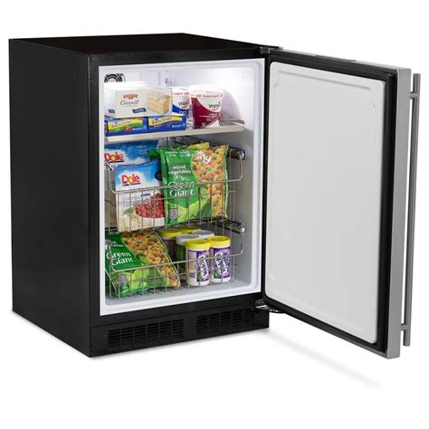 Shop Marvel 47 Cu Ft Frost Free Upright Freezer Stainless Steel