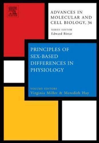 Advances In Molecular And Cell Biology Ser Principles Of Sex Based