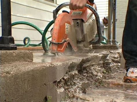 How To Repair Concrete Steps How Tos Diy