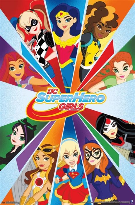 Dc Super Hero Girls Collage Poster Print 22 X 34 Ebay