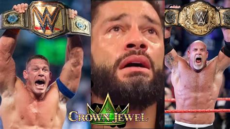 WWE Crown Jewel 2023 Highlights:Goldberg Wins World Heavyweight Title