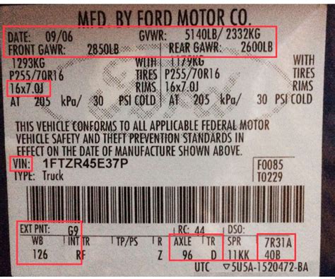 Ford Truck Door Sticker Decoder Stickoutr