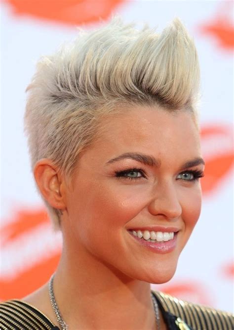 This one reminds us of the old trick of setting your hair with pop. Female-faux-hawk-women Trendy Faux Hawk Hairstyles for ...