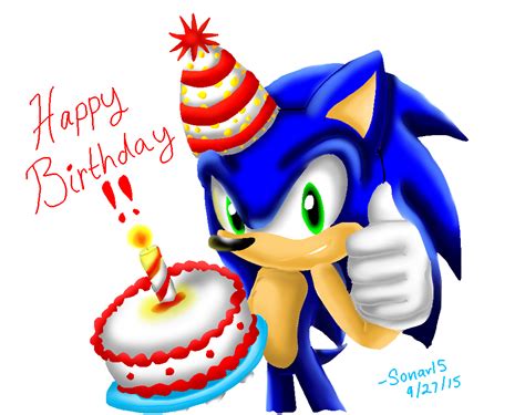Sonic The Hedgehog Birthday