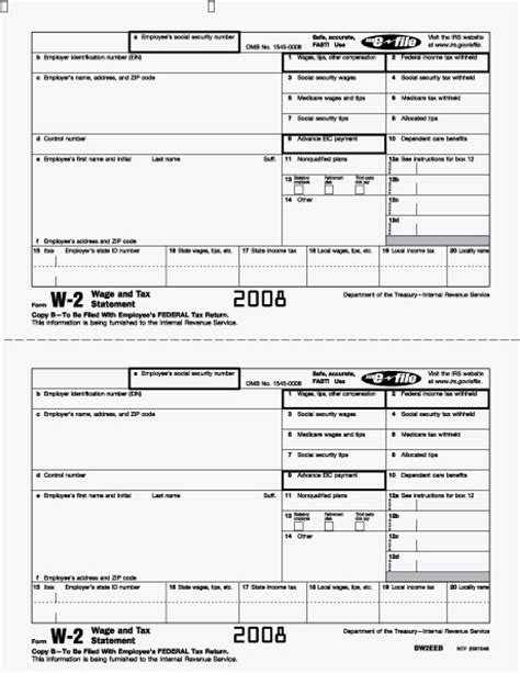 Blank W 2 Forms Free Printable 43 Off