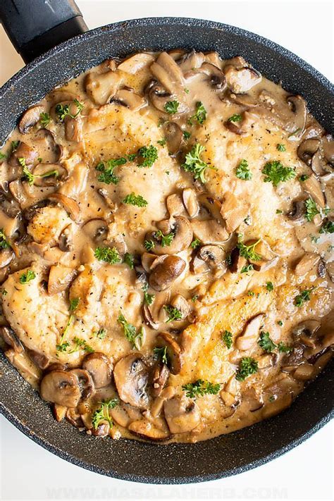 Chicken Marsala With Mushrooms Recipe Date Night One Pan Skillet Dinner Quick And Easy To