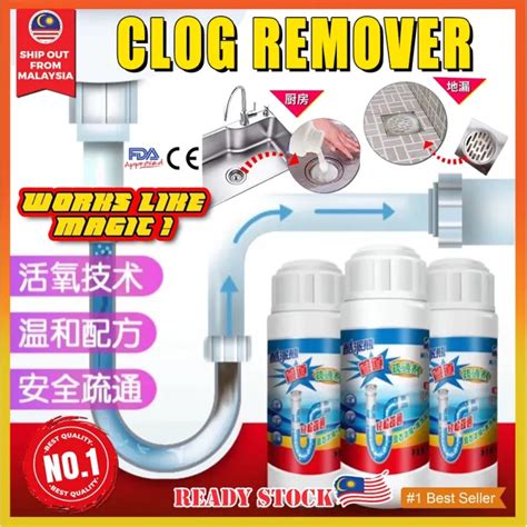 clog remover drain pipe basin cleaner clogged drainage remover powder
