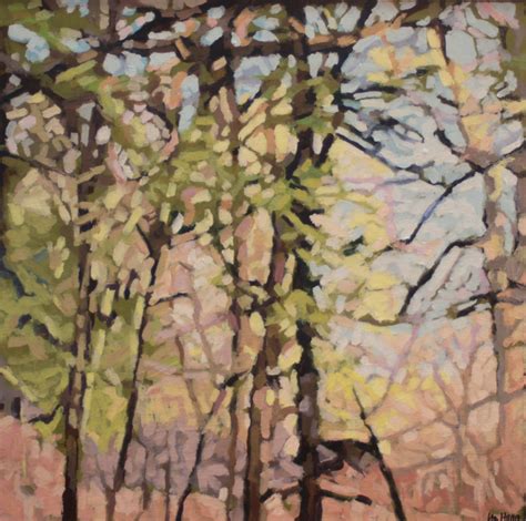 Liz Hoag Abstract Tree Painting Maine Art Maine Artist