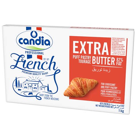 Candia Professionnel Extra Tourage Butter Sheet 82 France Fghk