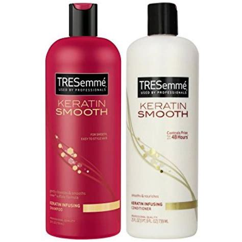 Tresemme Keratin Smooth Infusing Shampoo And Conditioner 25 Ounce