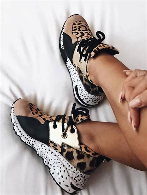 Leopard Sneakers With Gold For Women By Steve Madden Photo By Elena