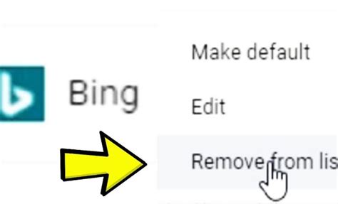 How To Remove Bing From Chrome And Reset The Default Search Engine