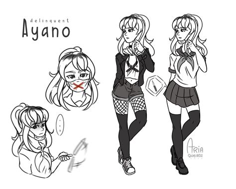 Delinquent Ayano Profile Yandere Simulator By Ariaqueiroz On Deviantart