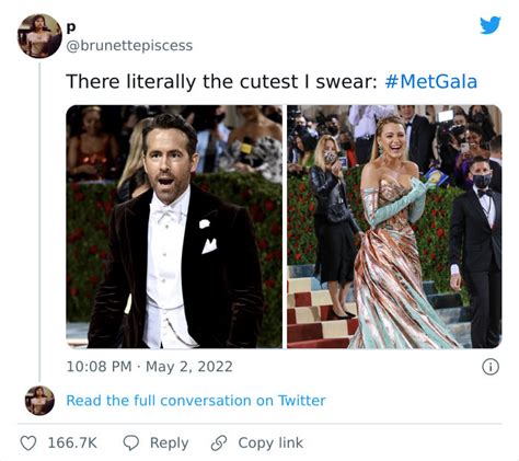 Ryan Reynolds Reaction To His Wifes Dress Transformation At The Met Gala 2022 Is Melting