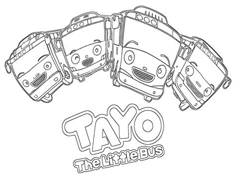 Tayo Bus Coloring Pages Review Coloring Page Guide
