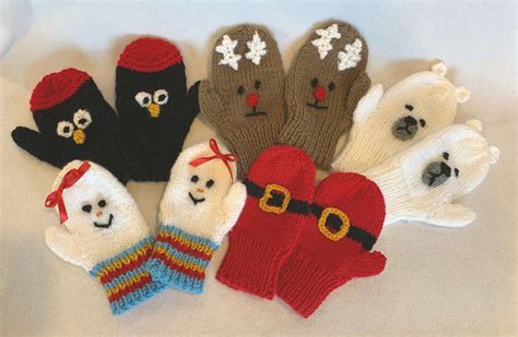 Winter Holiday Mittens For Kids — Frugal Knitting Haus