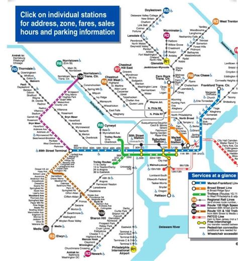 Awesome Philadelphia Subway Map