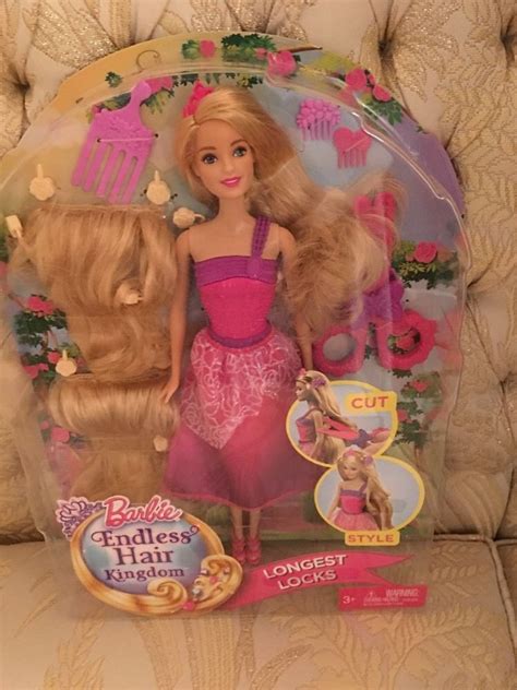 Brand New Barbie Endless Hair Kingdom Longest Locks Doll Pink Mattelbarbie Mattel Barbie