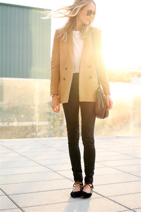 It's a timeless piece that can be dressed down with a casual tee and denim or. CAMEL BLAZER | Fashion Jackson
