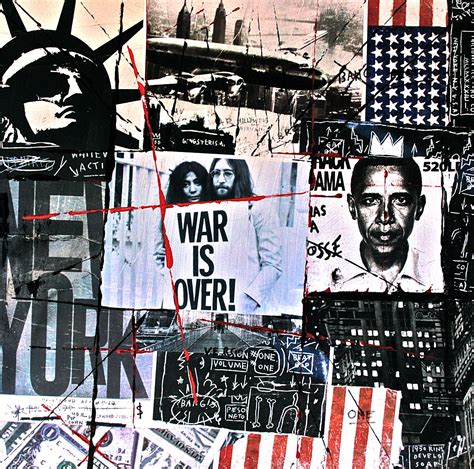 New York Andy Warhol Basquiat Street Art Pop Art Collage Jeff