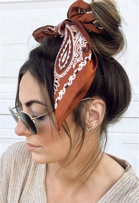 21 Pretty Ways To Wear A Scarf In Your Hair Scarf Hairstyles Hair
