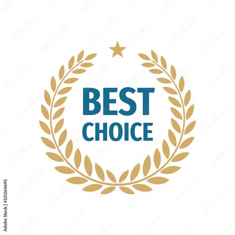 Best Choice Badge Logo Design Stock Vector Adobe Stock
