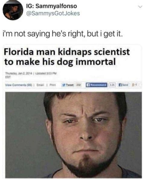 40 Funny Florida Man Memes That Prove Florida Is The Worst