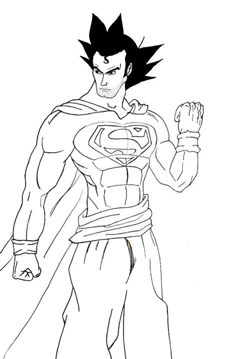 Superman And Goku Fusion By Gokujr96 On Deviantart
