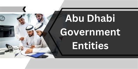 Abu Dhabi Government Entities Uae Finders