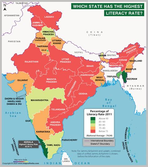 Most Educated State In India Kerala Tops The List Of The Most
