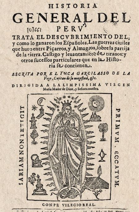 Historia General Del Peru Inca Garcilaso De La Vega