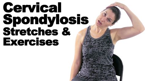 Here are some more progressive exercises you can work on to train your deep cervical extensor muscles! Cervical Spondylosis Stretches & Exercises - Ask Doctor Jo ...