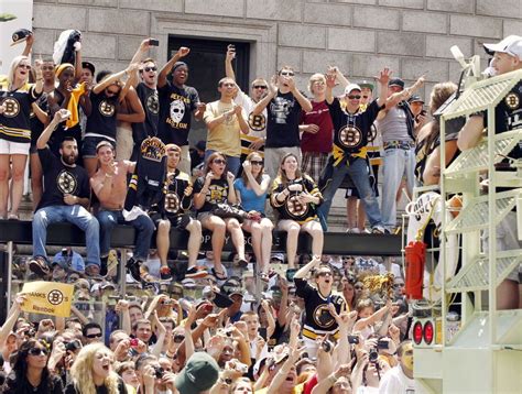 Boston Bruins And Their Fans Celebrate Team S First Nhl Title Since
