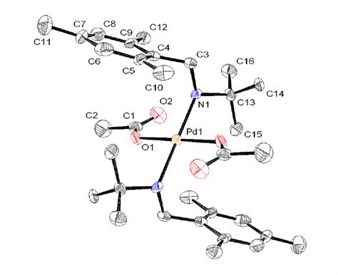 Structure Moléculaire Du Complexe 10 Les Atomes Dhydrogène Sont Omis Download Scientific