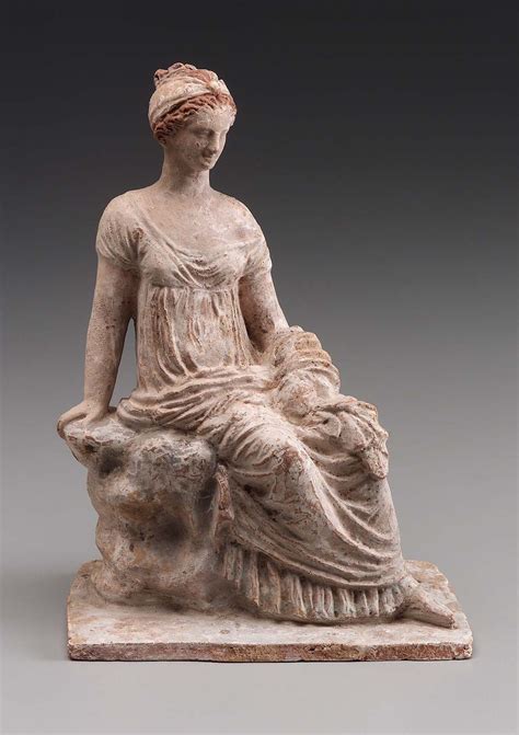 Woman Seated On A Rock Museum Of Fine Arts Boston Arte Griego
