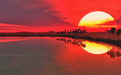 Beautiful Sunset Wallpaper Lake Windows Wallpapers 108300 The Best