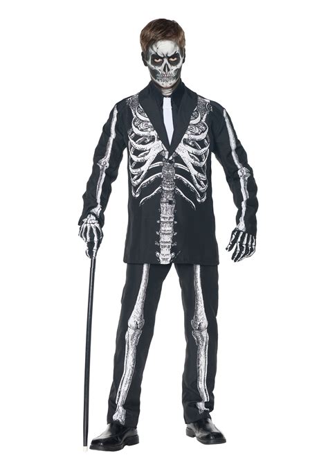 Boys Skeleton Costume Suit