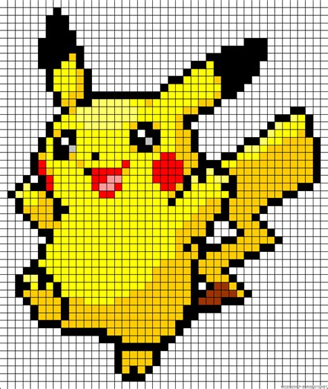 Excel Templates Format Pokemon Pixel Art Grid